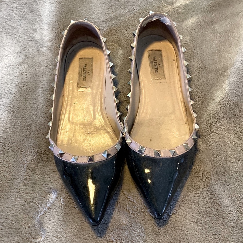 Valentino rockstud flats